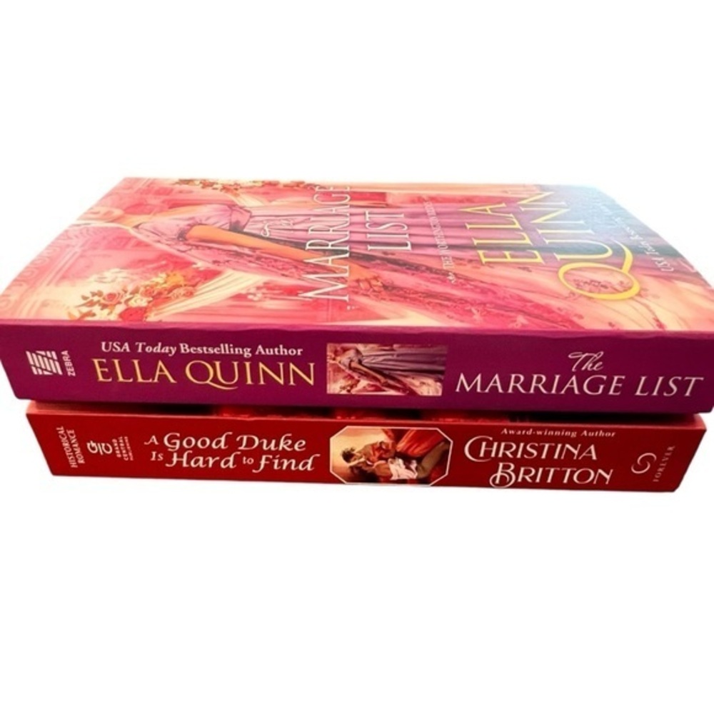 Bundle 2 Regency Romance Books: The Marriage List‎ / A Good Duke Is Hard To Find - Picture 6 of 6
